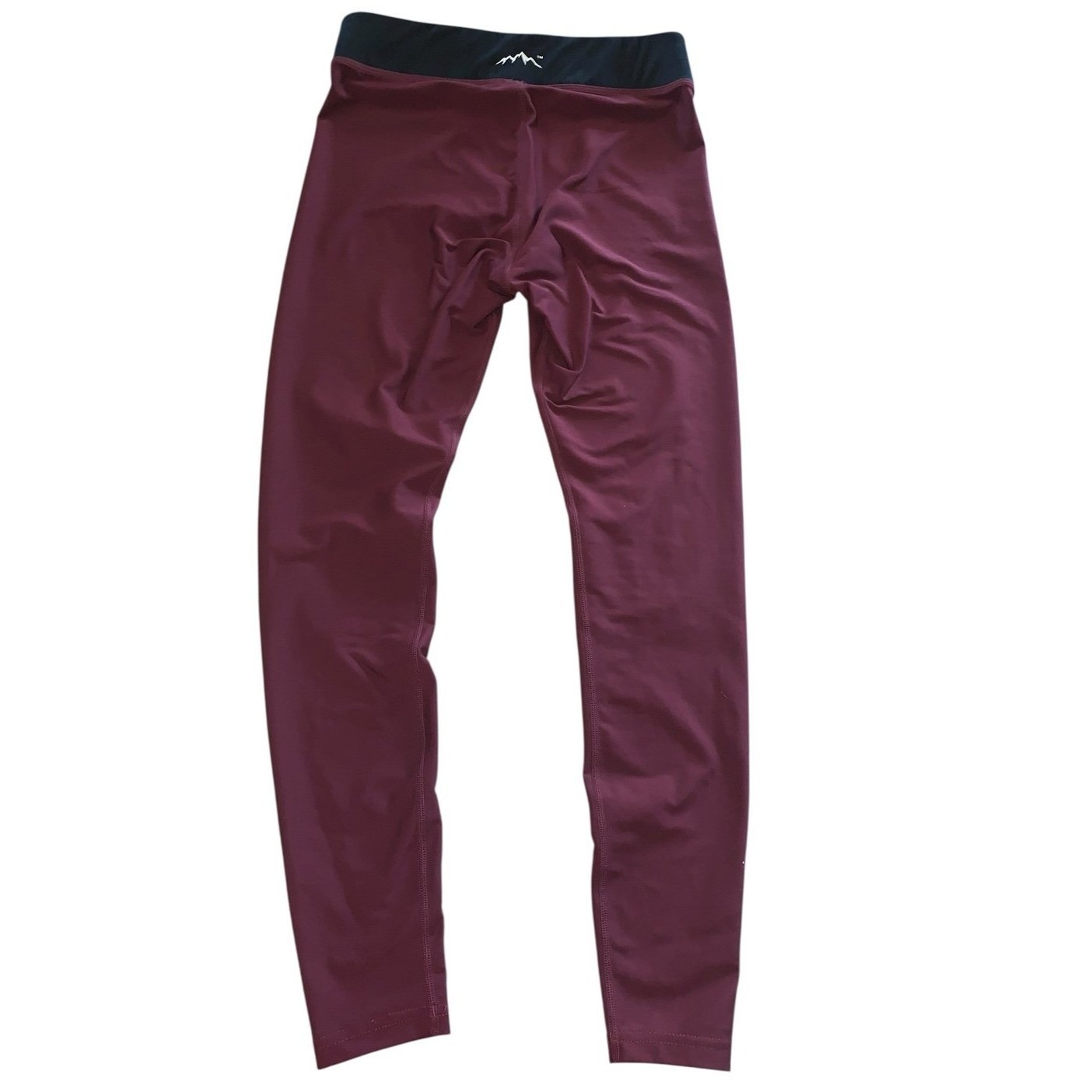 Dope Snow Razor Leggings Xs Burgundy Base Layer Training Tights — image 3 of 6